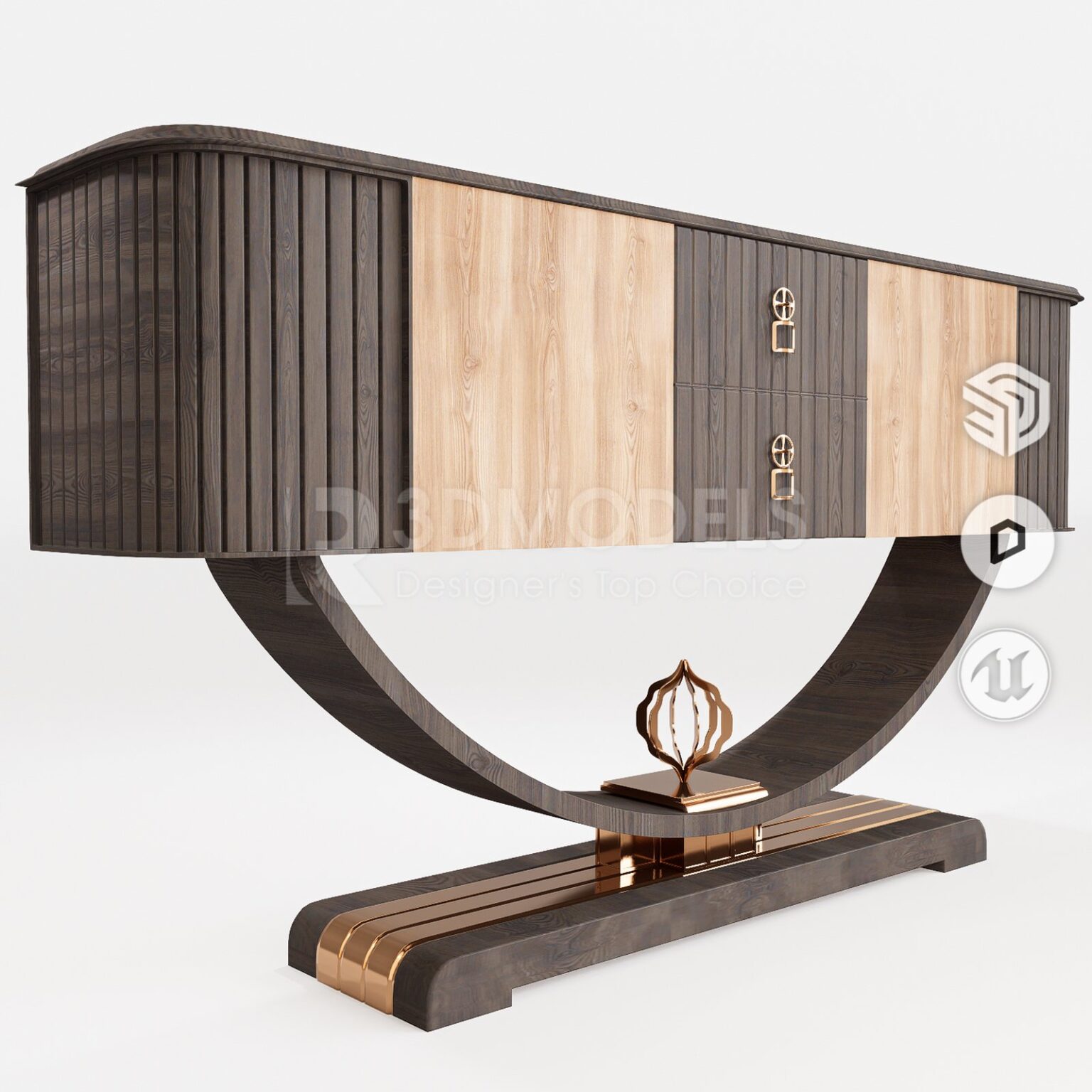 Model Console Table RT3Dmodels Console Table_06558
