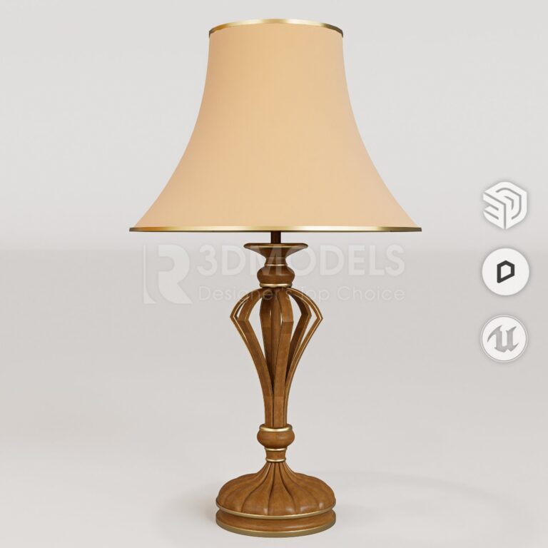 RT3Dmodels Table Lamp_06570