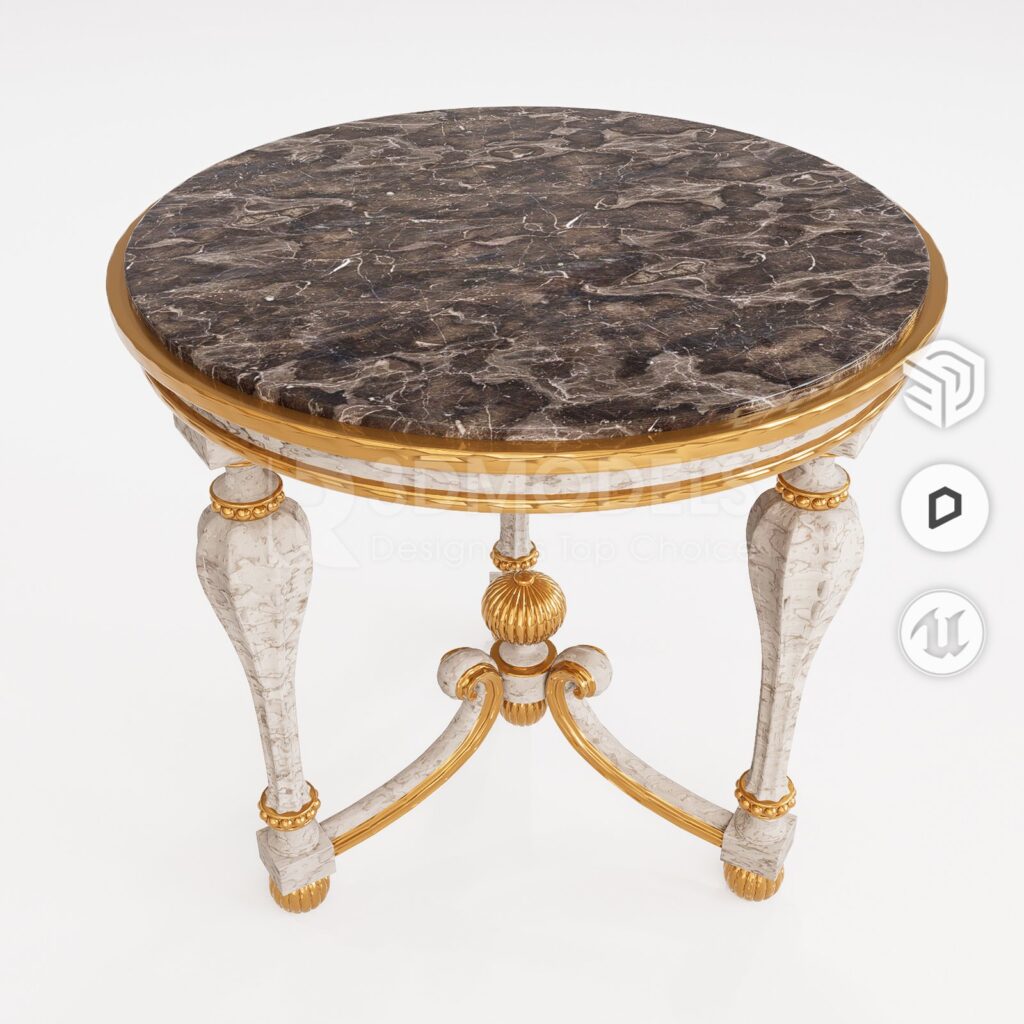 Table - RT3DModels is a website that offers free real-time 3D models in ...