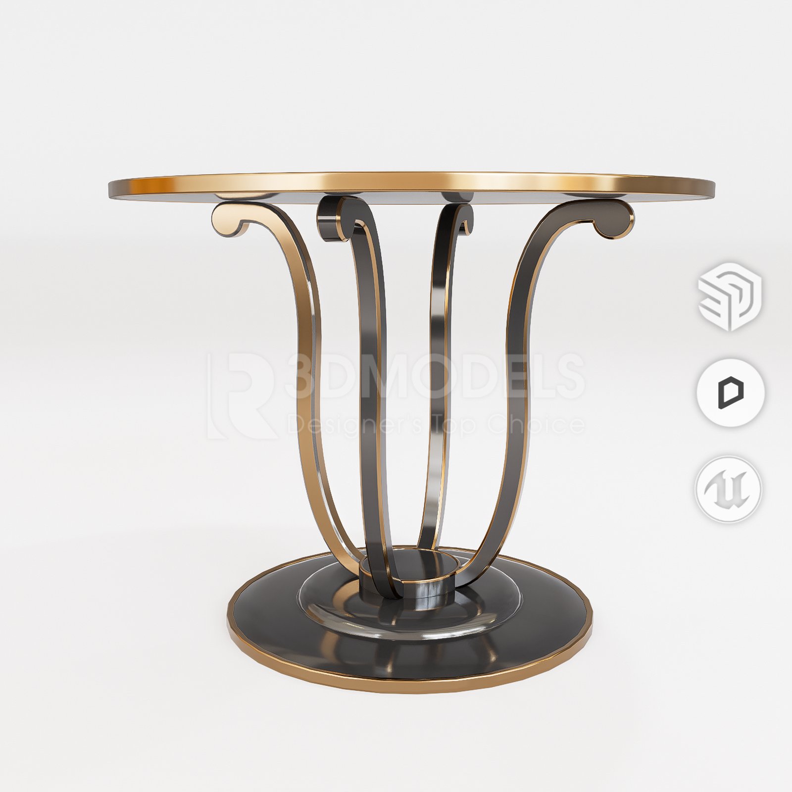 Table - RT3DModels is a website that offers free real-time 3D models in ...