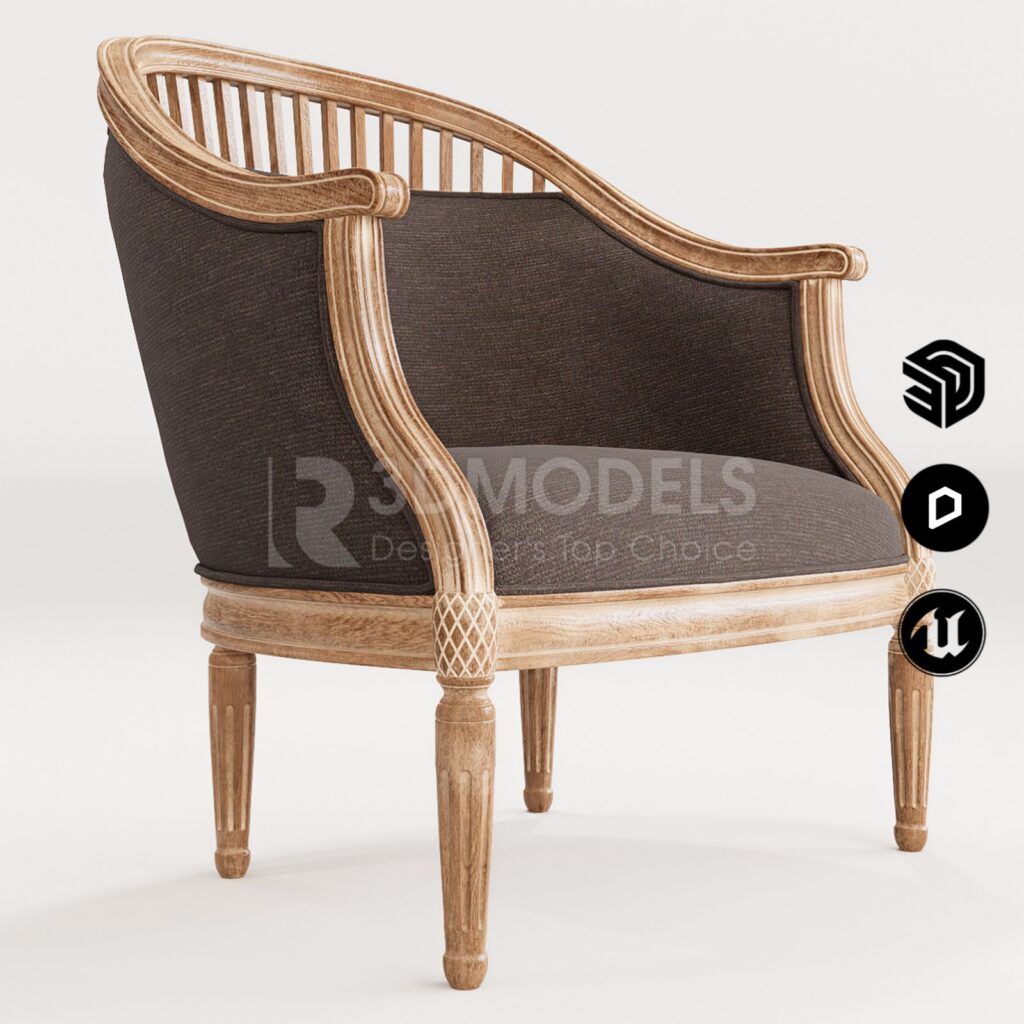 RT3Dmodels Arm Chair_06368