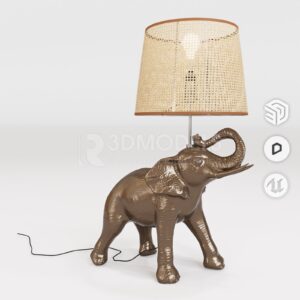 RT3Dmodels Table Lamp_06584